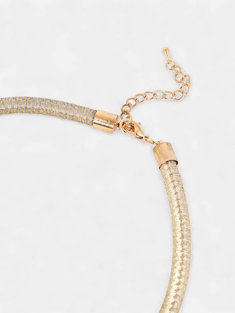 Sohi - The Bling-Petalia Statement Necklace - California Gold