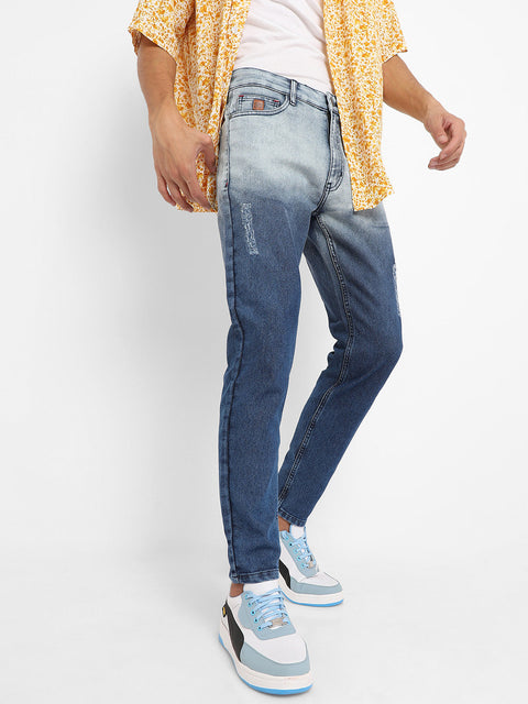 Hooked Contrast Ombre Denim Jeans