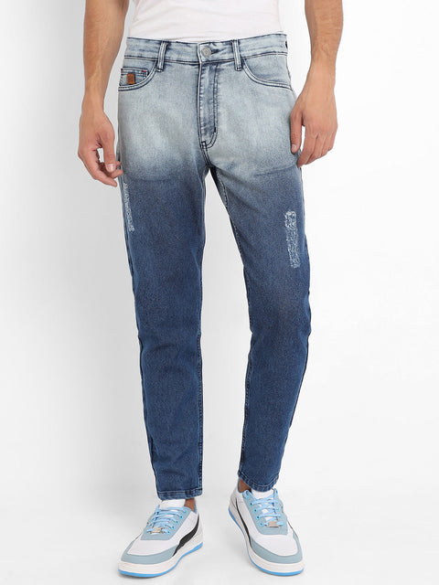 Behookd Contrast Ombre Denim Jeans