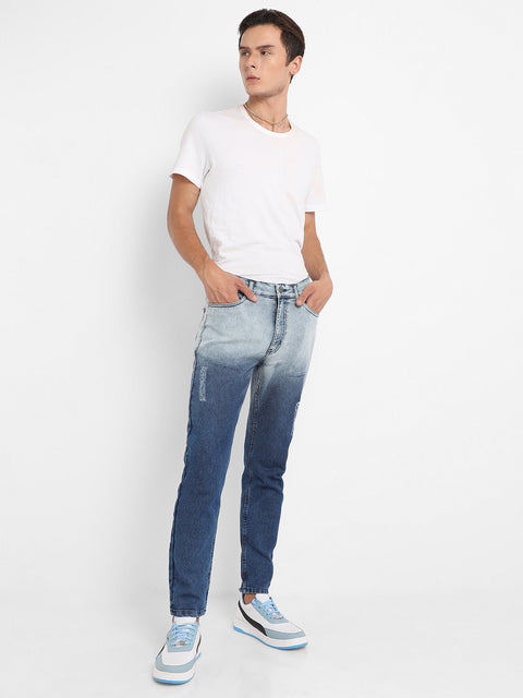 Hooked Contrast Ombre Denim Jeans