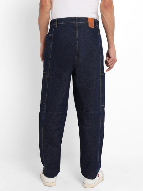 Hooked Baggy Cargo Denim Jeans