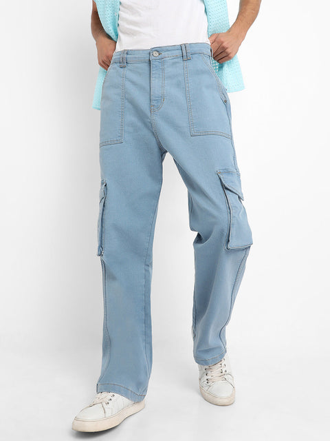 Hooked Utility Cargo Denim Jeans