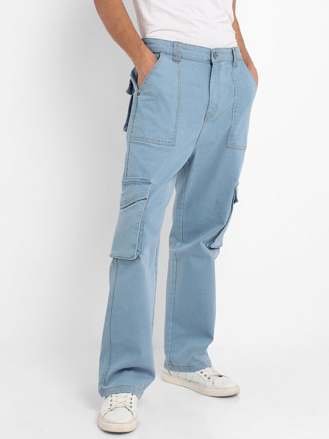 Hooked Utility Cargo Denim Jeans