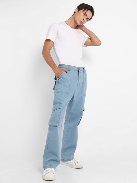 Hooked Utility Cargo Denim Jeans