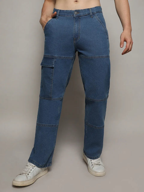 Just Be Panel Patch Pocket Denim Jeans
