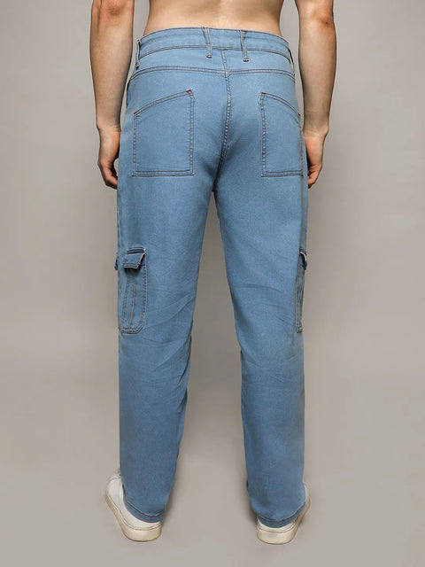 Just Be Straight Cargo Denim Jeans