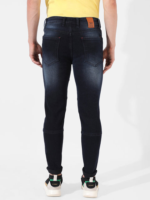 Hookd Self-Design Patched Denim Jeans