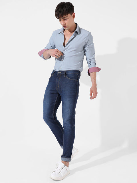 Hookd Rolled Hem Denim Jeans