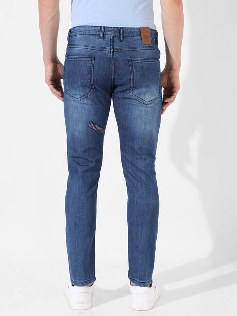 Hookd Embroidered Patched Denim Jeans