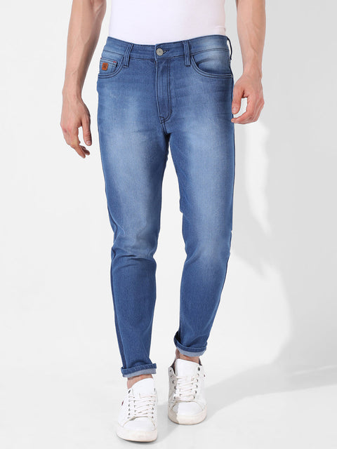 Hookd Contrast Side Wash Denim Jeans