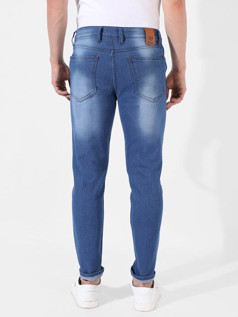 Hookd Contrast Side Wash Denim Jeans