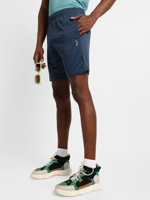 Hooked Solid Casual Shorts