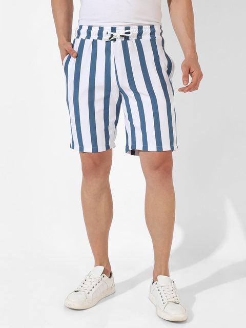 Behookd Dress Striped Shorts