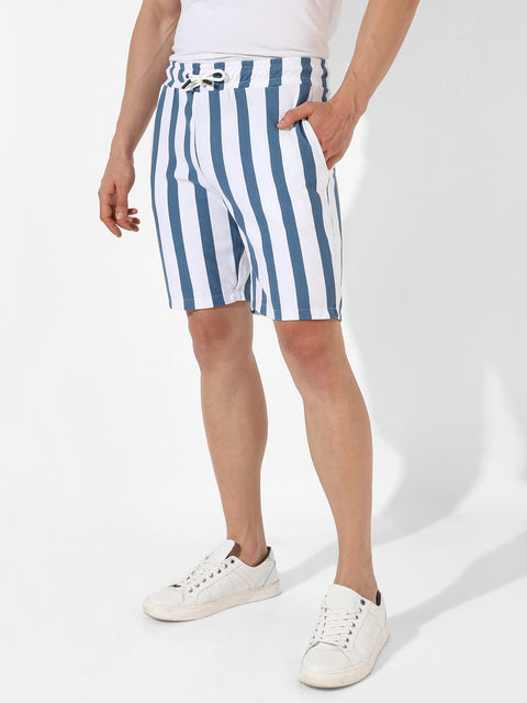 Behookd Dress Striped Shorts