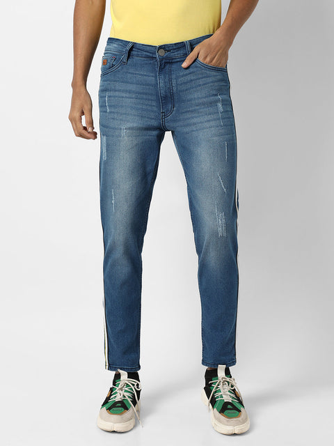 Hookd Contrast Side-Striped Denim Jeans