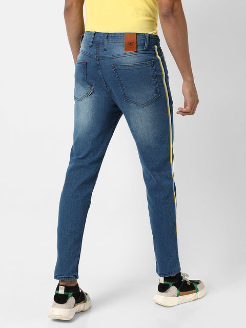 Hookd Contrast Side-Striped Denim Jeans