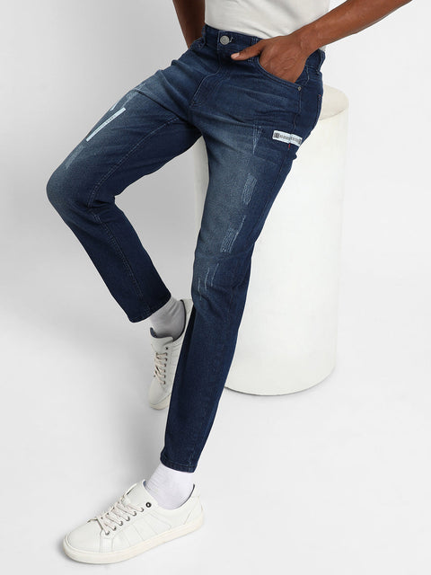 Hookd Embroidered Patched Denim Jeans