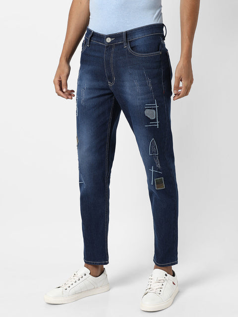 Hookd Embroidered Denim Jeans