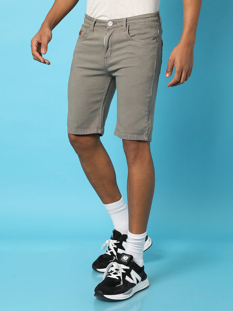 Hooked Chino Denim Shorts