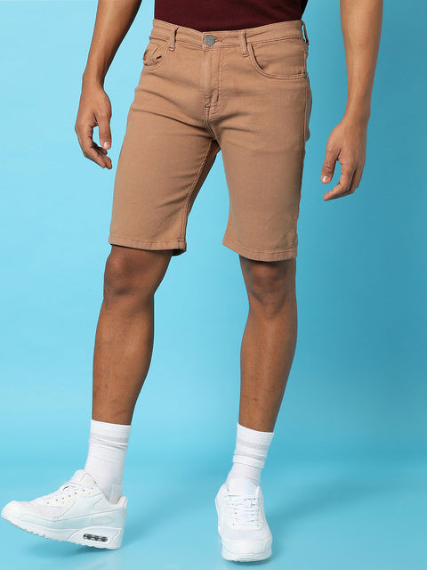 Hooked Chino Denim Shorts