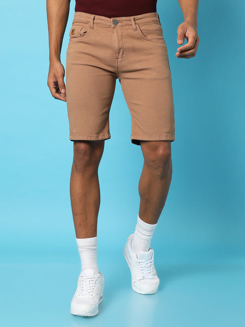 Just Be Chino Denim Shorts