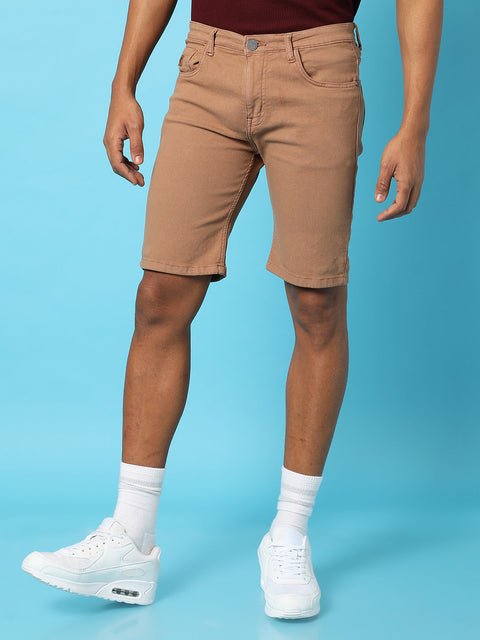 Just Be Chino Denim Shorts
