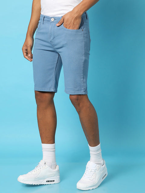 Just Be Chino Denim Shorts