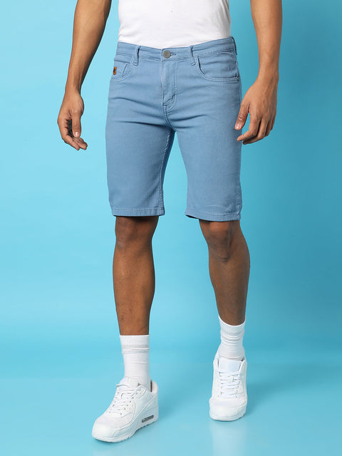 Just Be Chino Denim Shorts