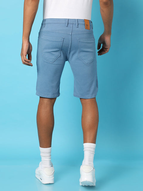 Hooked Chino Denim Shorts