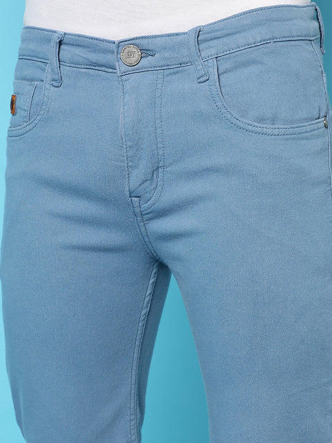 Hooked Chino Denim Shorts