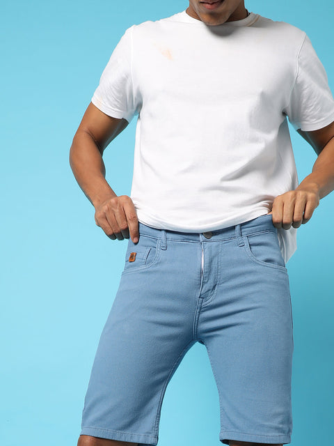 Just Be Chino Denim Shorts