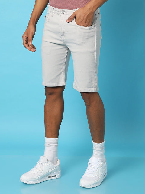 Just Be Chino Denim Shorts