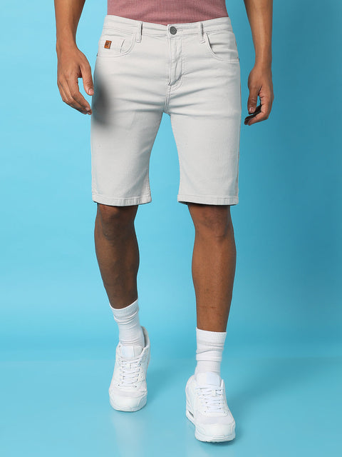 Just Be Chino Denim Shorts