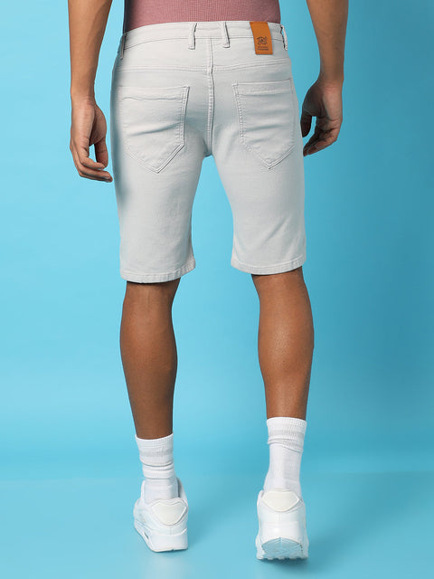 Hooked Chino Denim Shorts