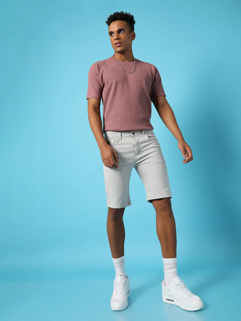 Just Be Chino Denim Shorts