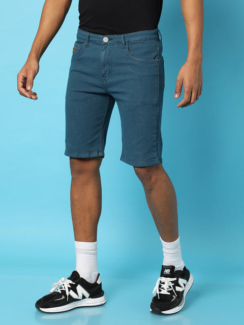 Hooked Chino Denim Shorts