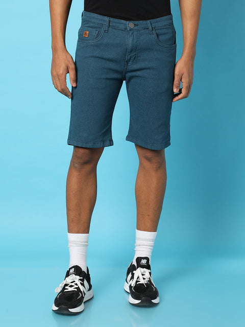 Hooked Chino Denim Shorts