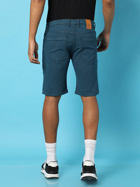 Hooked Chino Denim Shorts