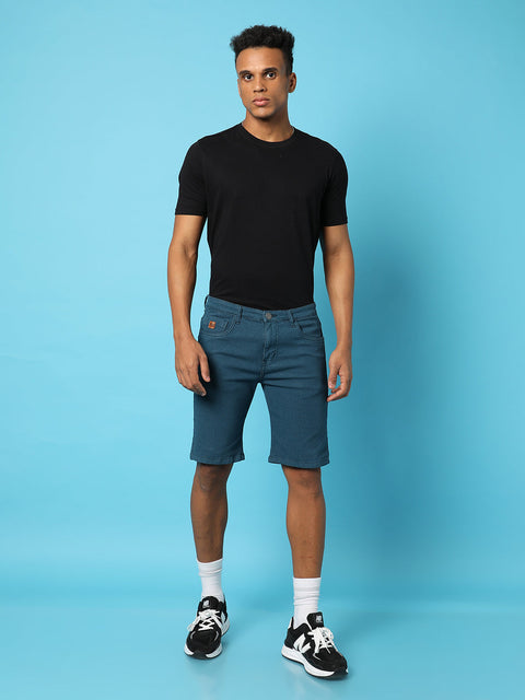 Hooked Chino Denim Shorts