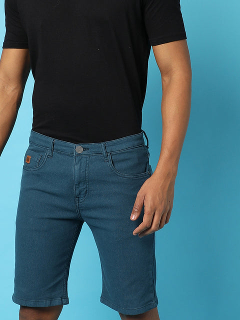 Hooked Chino Denim Shorts