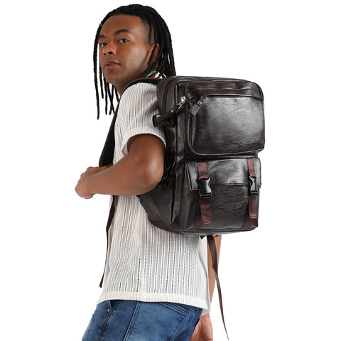 CAHOOT Men's The City Dweller Backpack - Cocoa Brown