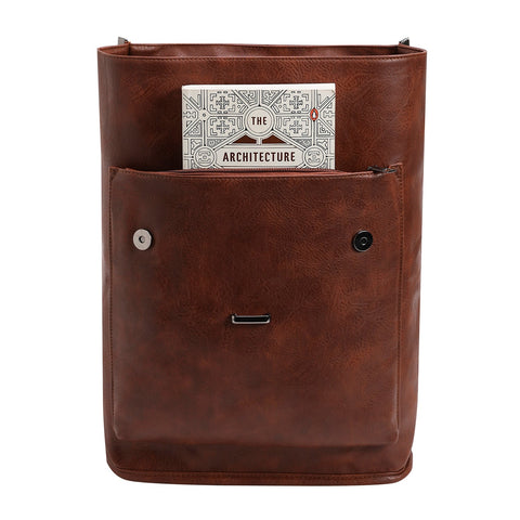 CAHOOT Men's The City Explorer Backpack - Mocha Brown