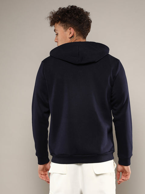 Runway Gods Zip-Front Hoodie With Contrast Drawstring