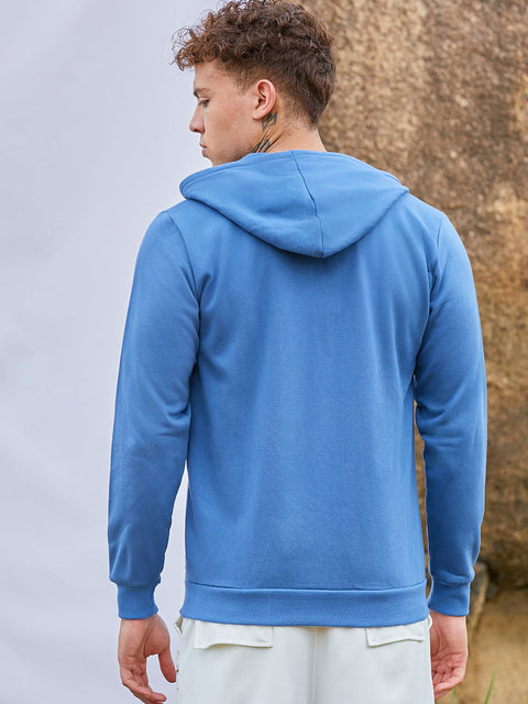 Interim Zip-Front Hoodie With Contrast Drawstring