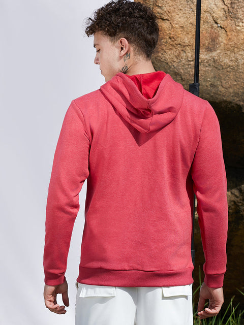Chaos Zip-Front Hoodie With Contrast Drawstring