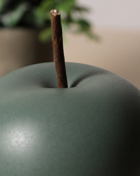 Green Apple Ceramic Showpiece