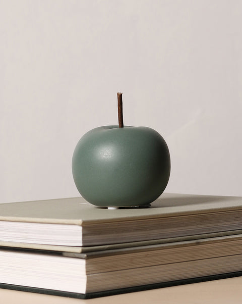 Green Apple Ceramic Showpiece