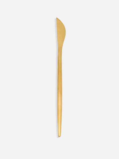 Gold Solid Metal Cutlery Set