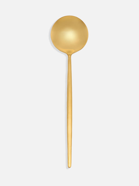 Gold Solid Metal Cutlery Set