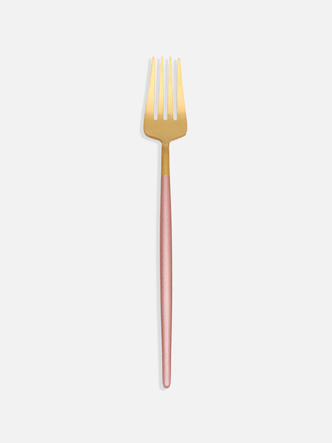 Blush Pink & Gold Solid Stainless Steel Cutlery Set